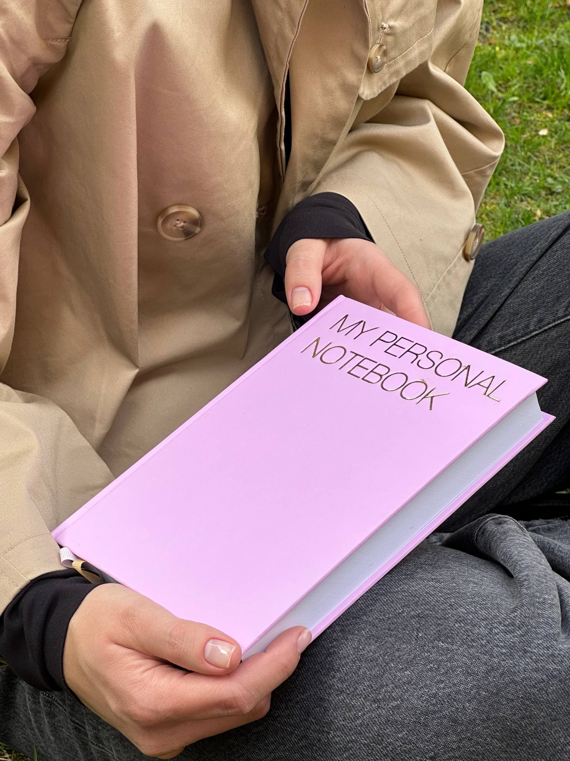 Блокнот My Personal Notebook у ліловій обкладинці з золотим тисненням