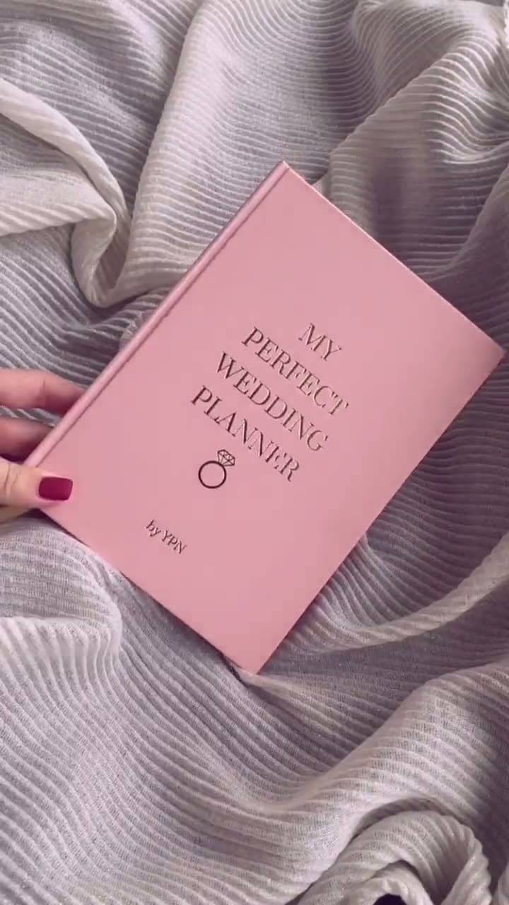 Весільний планер My Perfect Wedding Planner у рожевій обкладинці